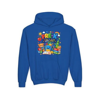 Pre-K Ready to Learn Youth Hoodie – Cute Back-to-School Preschool Sweatshirt