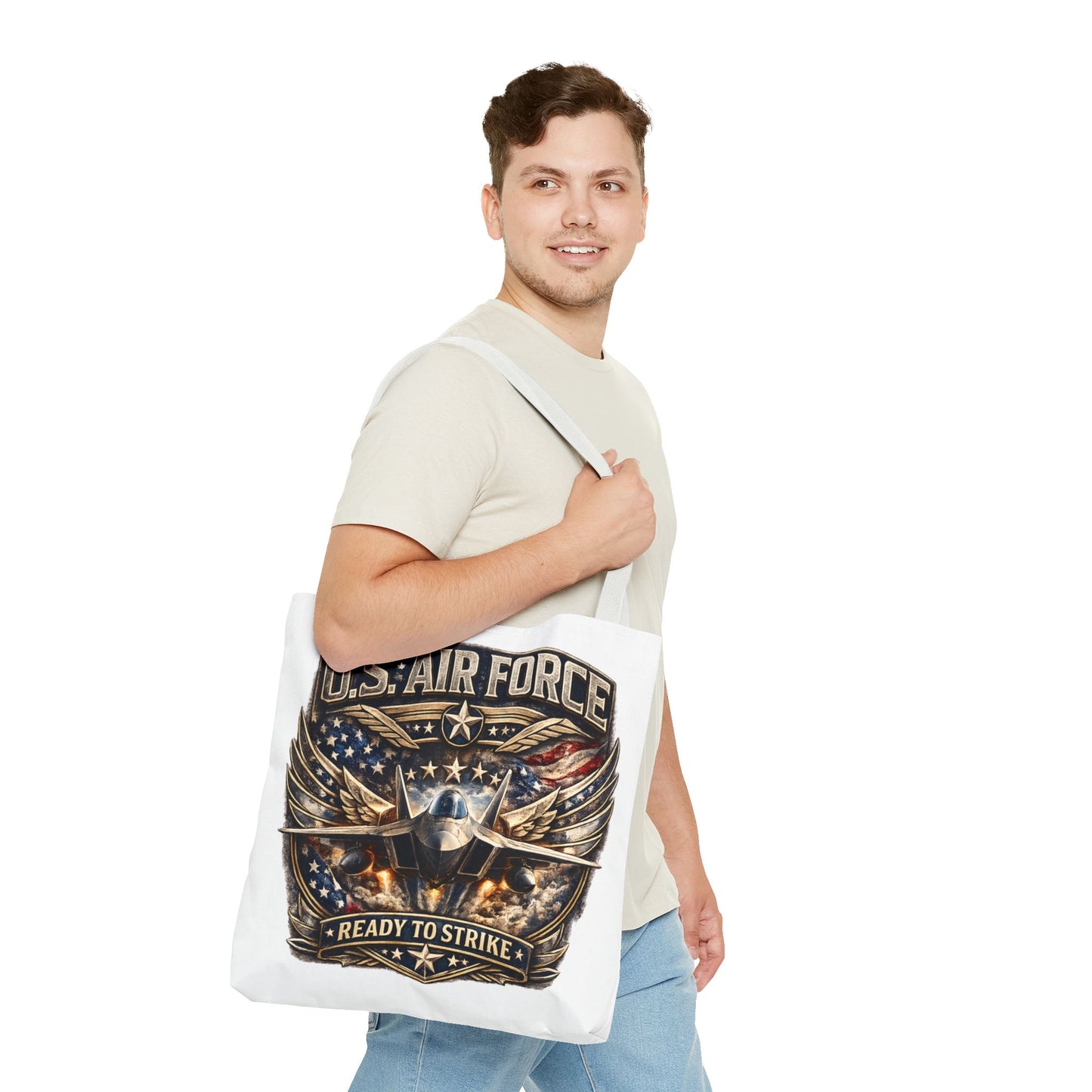 U.S. Air Force "Ready to Strike" Tote Bag