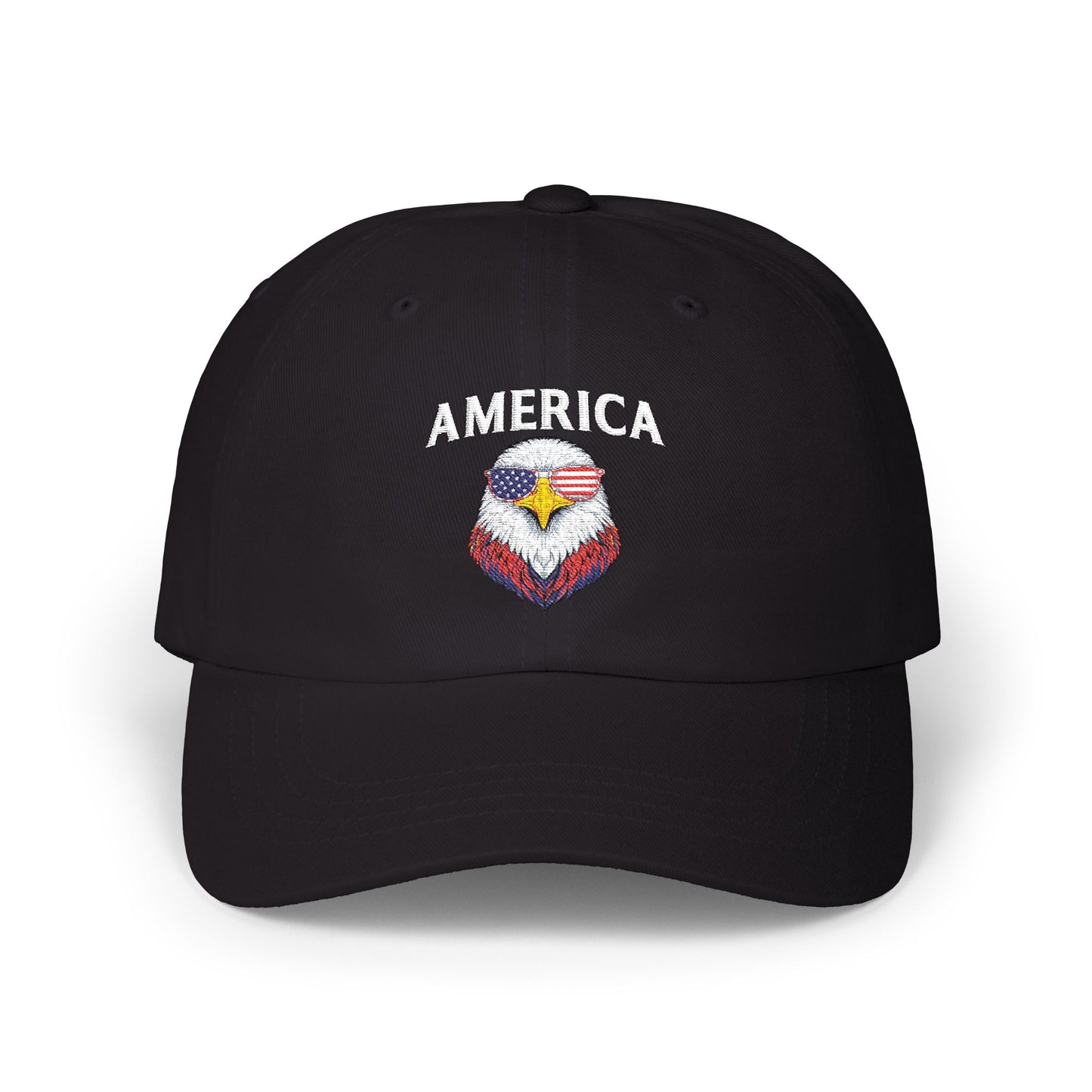 Dad Cap — Patriotic Eagle Embroidered Baseball Hat