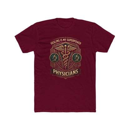 Physicians Tee — "Healing Is My Superpower" Medical Caduceus Shirt