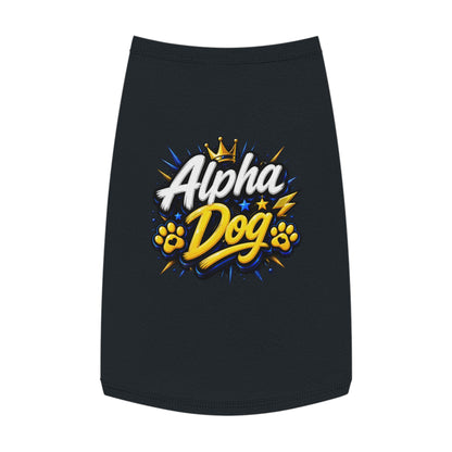 Alpha Dog Pet Tank Top — Bold Graphic Dog Shirt