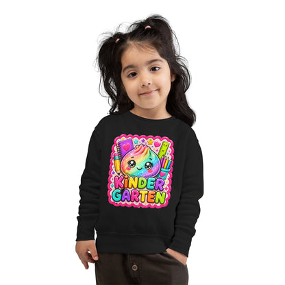 Kindergarten Cute Rainbow Character Toddler Sweatshirt