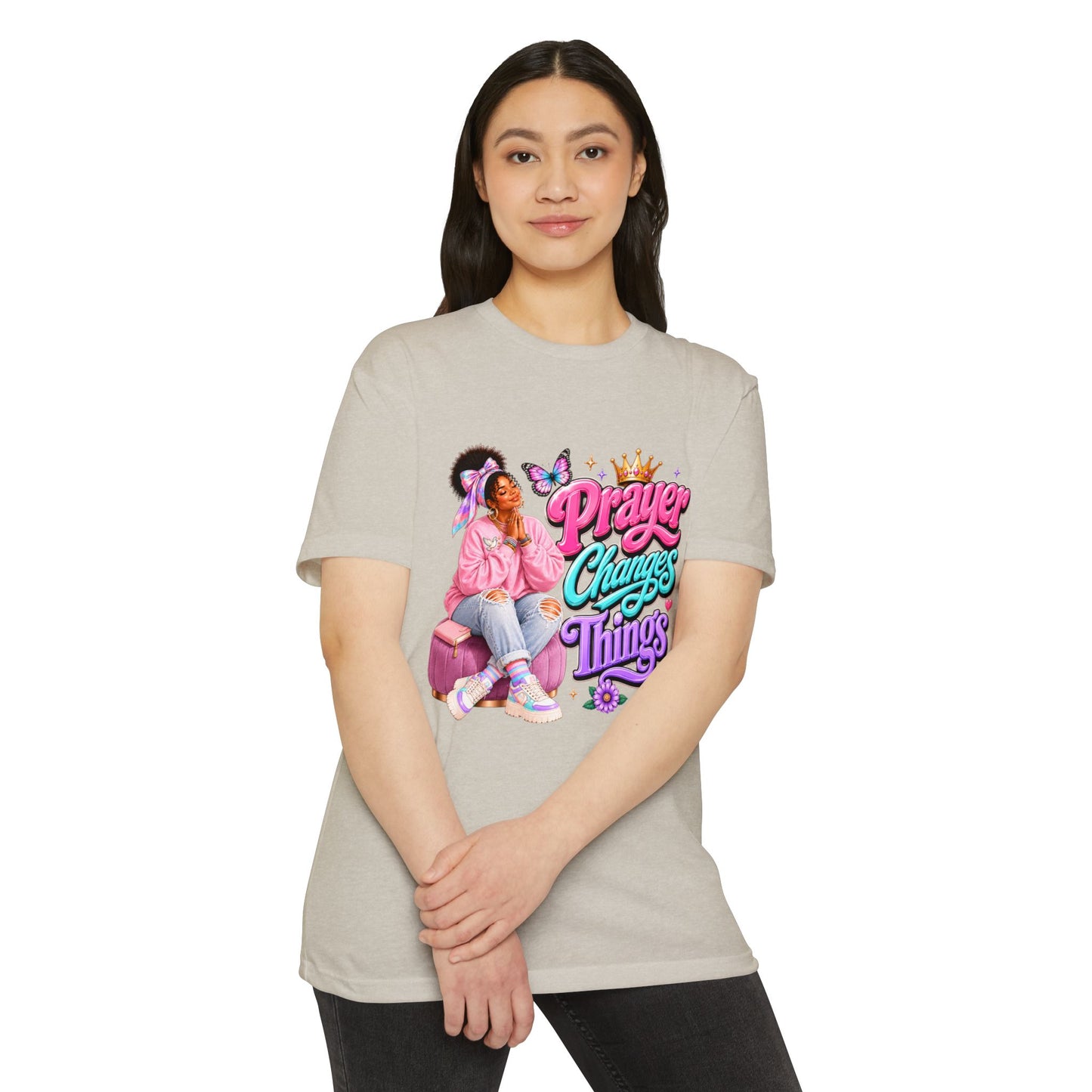 Prayer Changes Things T-Shirt — Inspirational Christian Faith Tee