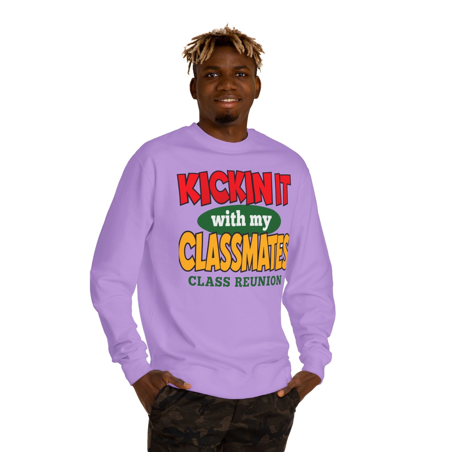 Class Reunion Sweatshirt – "Kickin' It With My Classmates" Crewneck