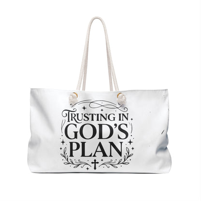 Trusting in God’s Plan Weekender Bag