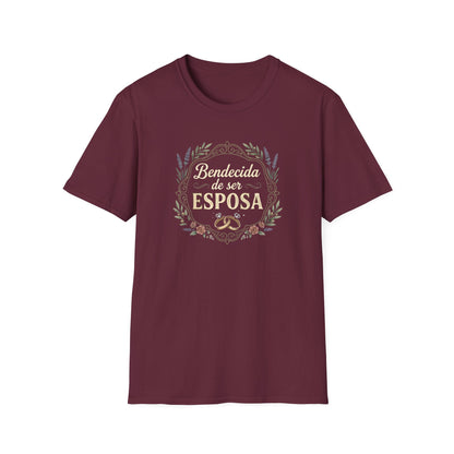 Bendecida de ser Esposa T‑Shirt