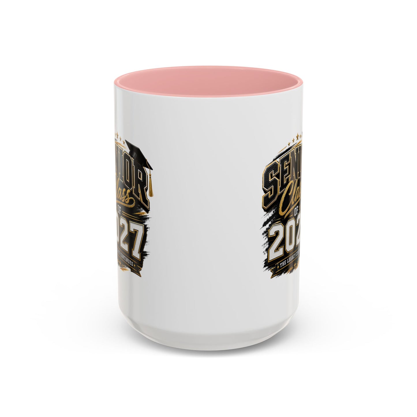 Senior Class of 2027 Accent Coffee Mug — Graduation Gift