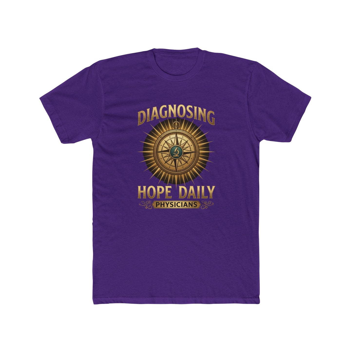 Diagnosing Hope Daily Physicians T-Shirt — Compass Medical Tee for Doctors