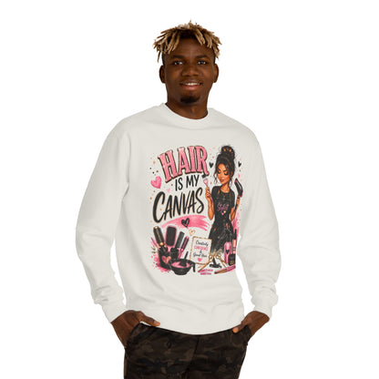 Hair Is My Canvas Sweatshirt