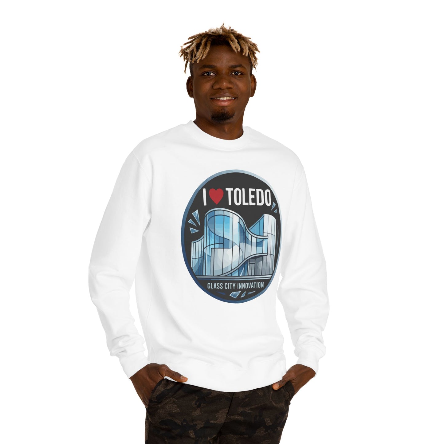 I  Toledo Glass City Sweatshirt — Toledo Skyline Crewneck