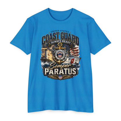 Coast Guard Semper Paratus T-Shirt – U.S. Coast Guard Veteran Tee