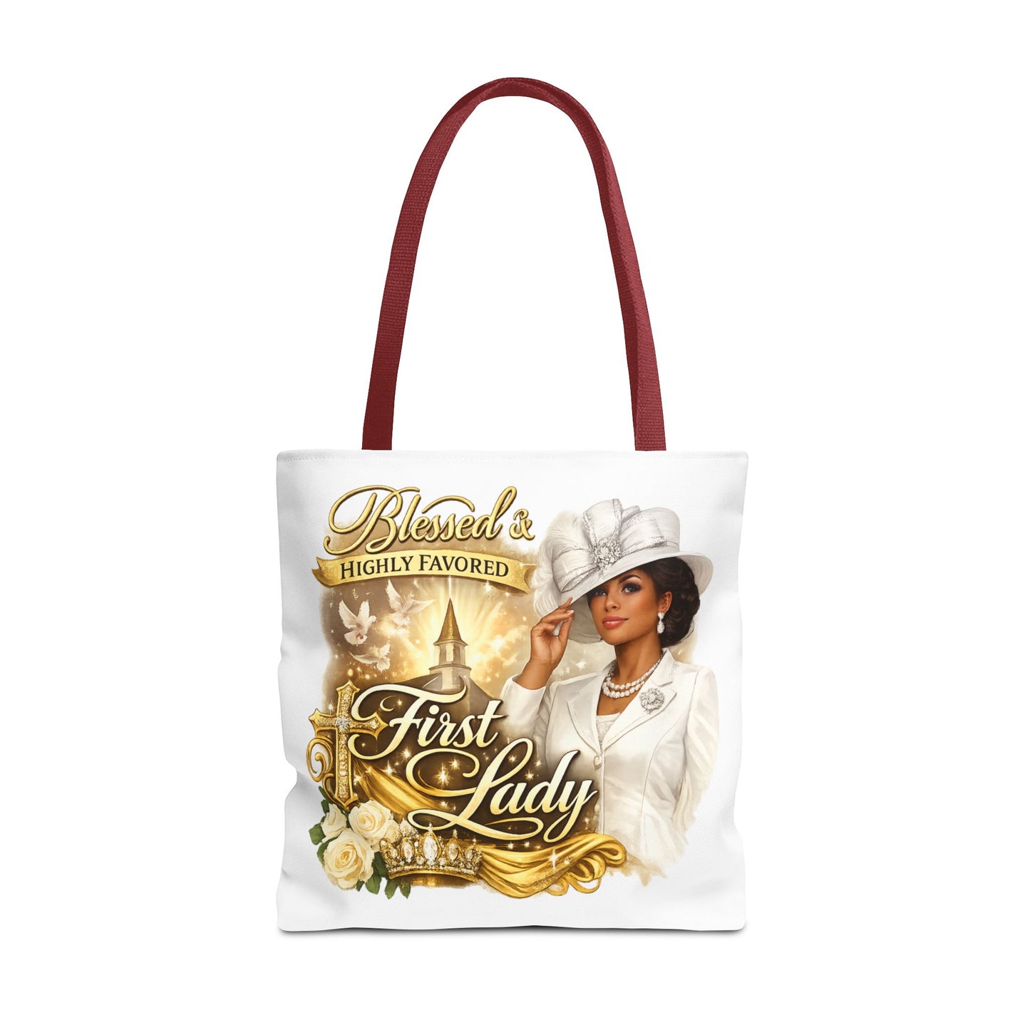 First Lady 'Blessed & Highly Favored' Tote Bag