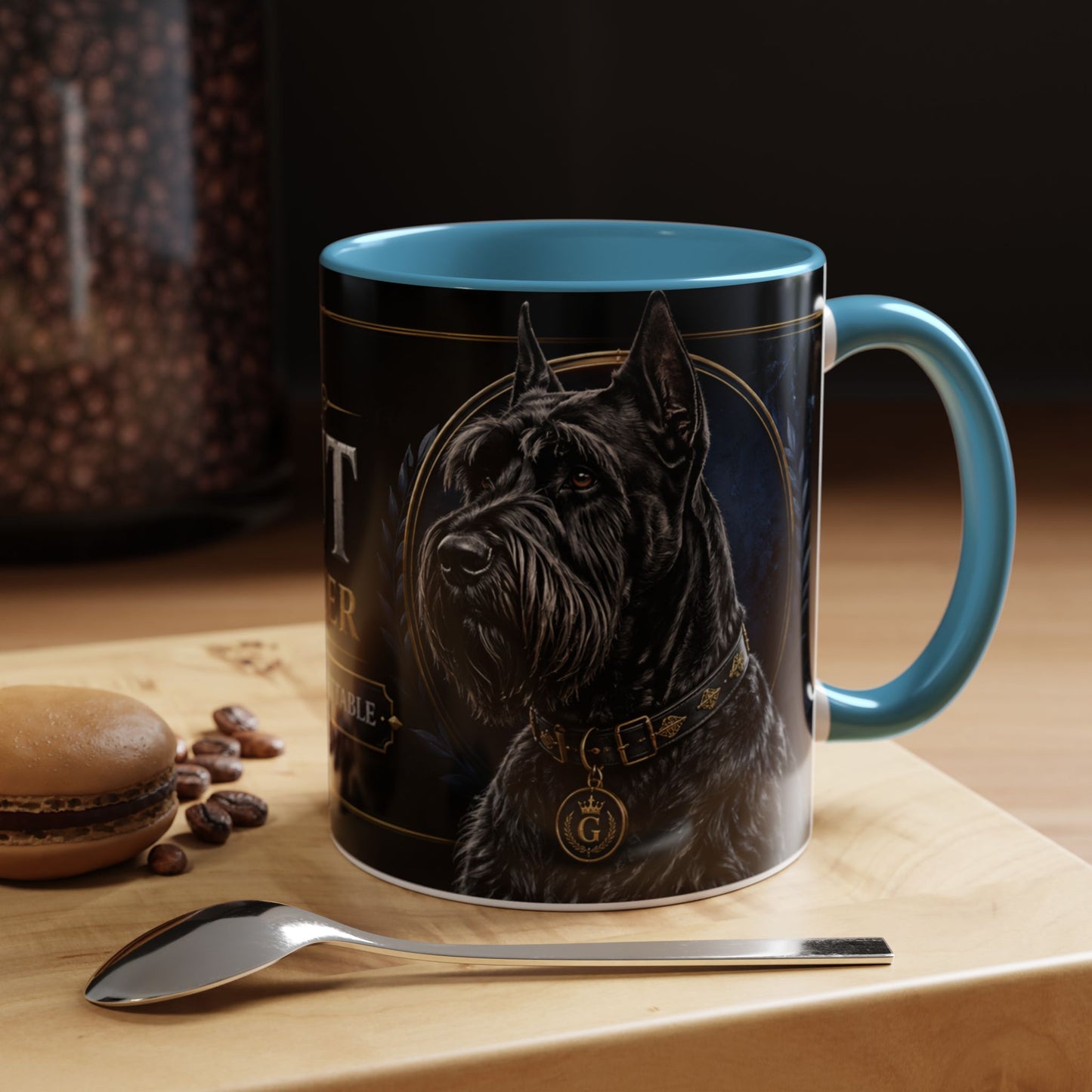Giant Schnauzer Coffee Mug — Bold Black Accent 11/15oz
