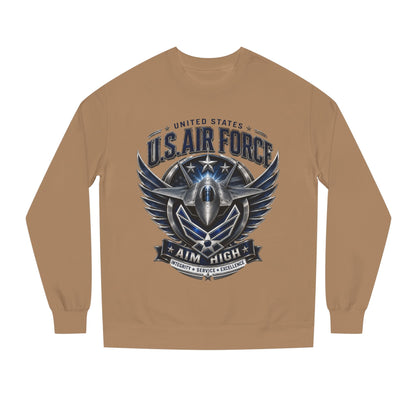 U.S. Air Force 'Aim High' Crewneck Sweatshirt — Military Aviation Graphic