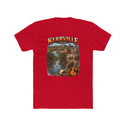 Kerrville Texas Scenic T-Shirt — Riverfront Guitar Vintage Travel Tee