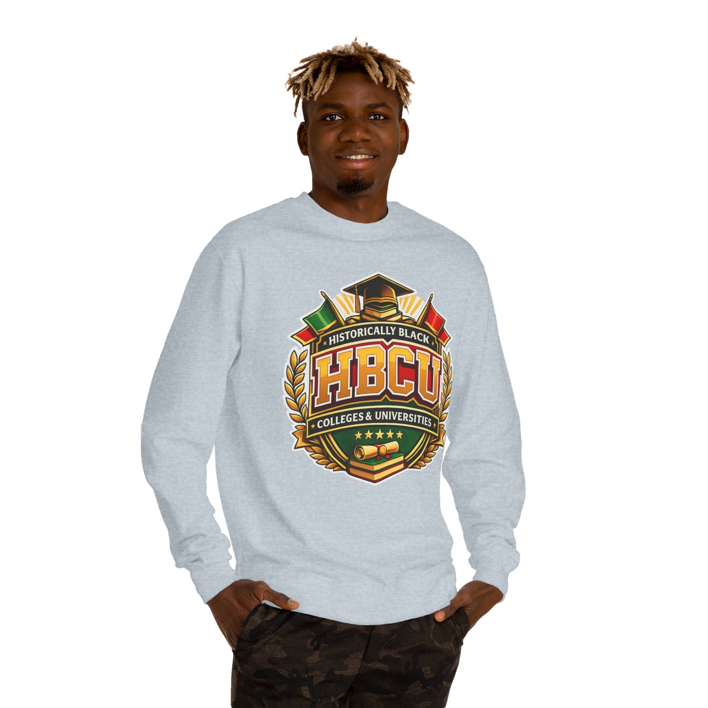 HBCU Crest Sweatshirt — Historically Black Colleges & Universities Crewneck