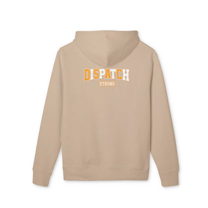 Dispatch Strong Hoodie — Retro Varsity Logo Pullover