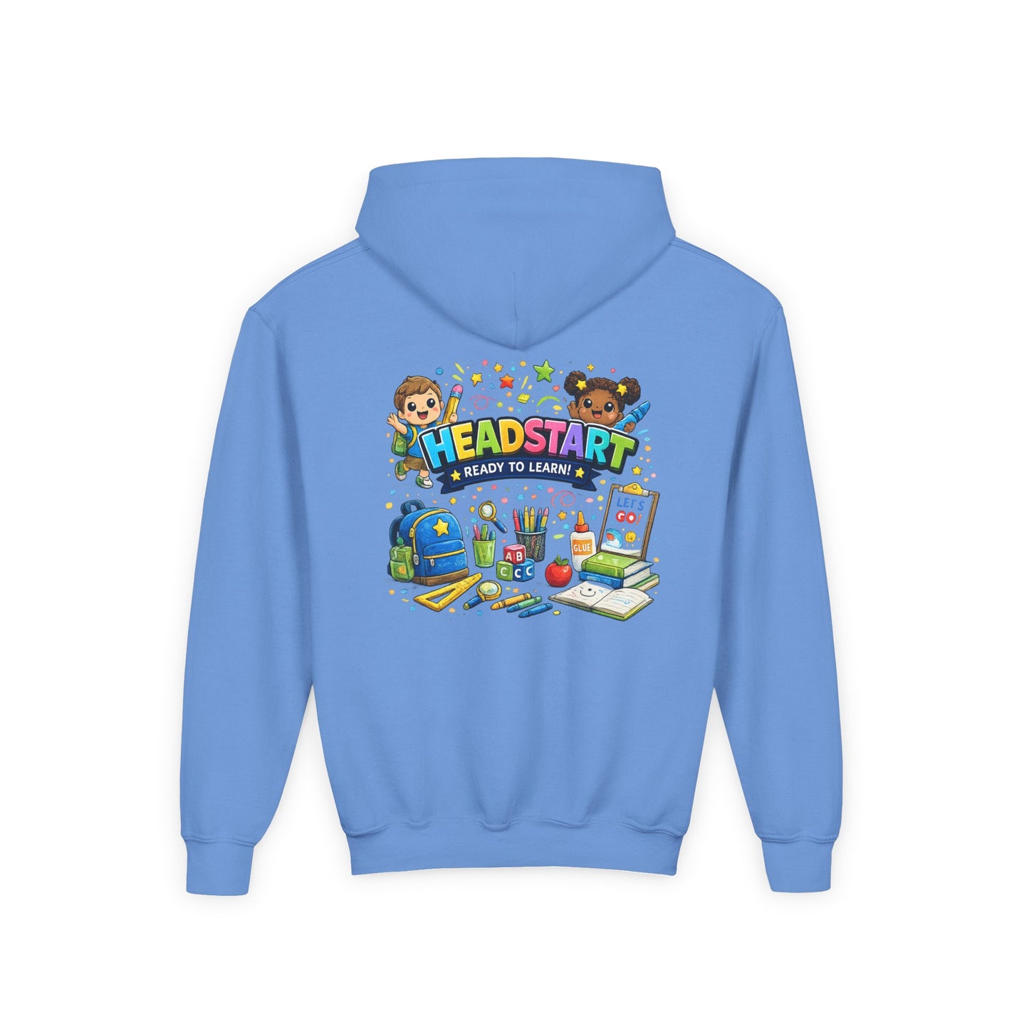 Head Start Kids Hoodie – 'Ready to Learn' Back-to-School Youth Sweatshirt