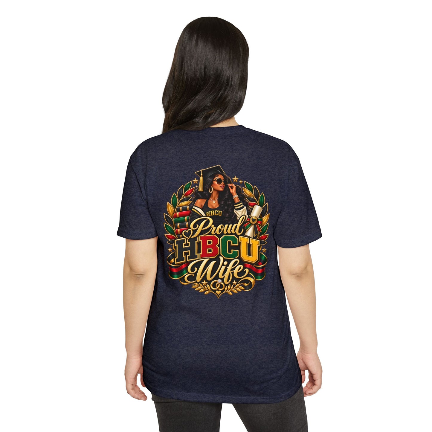 Proud HBCU Wife T-Shirt — Graduation Tribute Tee for HBCU Spouses