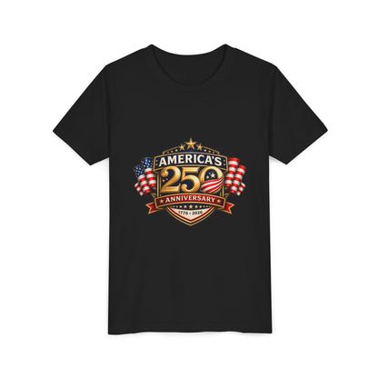 America's 250th Anniversary Youth Tee - Patriotic 1776–2026 Celebration Shirt