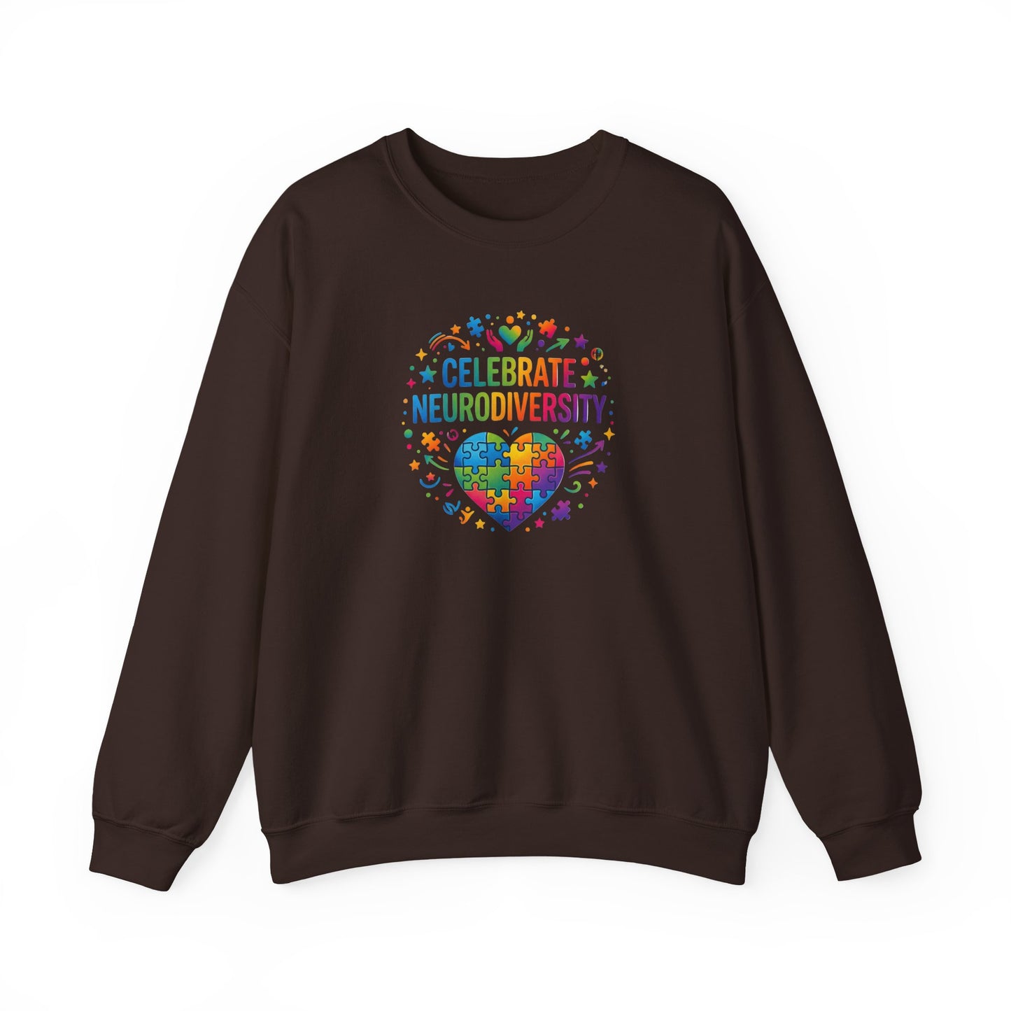 Celebrate Neurodiversity Crewneck Sweatshirt