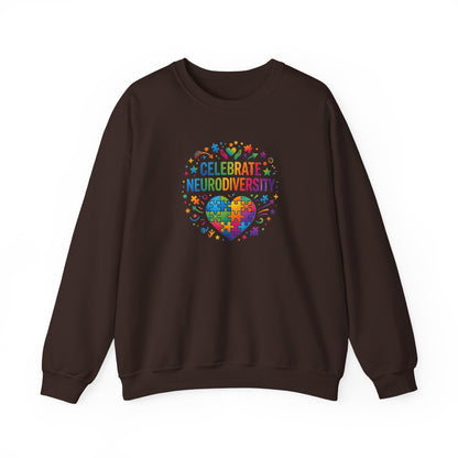 Celebrate Neurodiversity Crewneck Sweatshirt