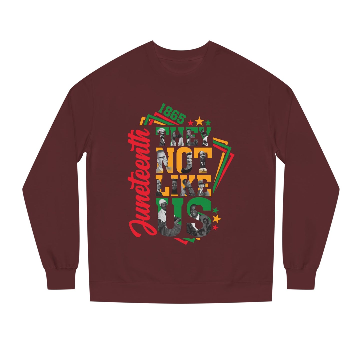 Juneteenth Crewneck Sweatshirt — 'Not Like Us' Black History Celebration