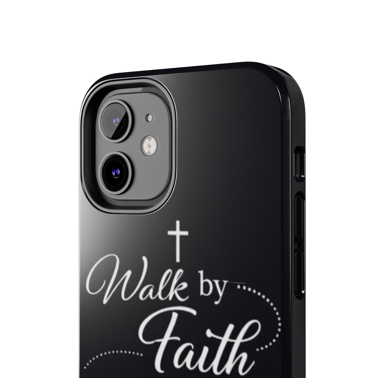 Walk by Faith Tough Phone Case – Christian Inspirational Scripture Design