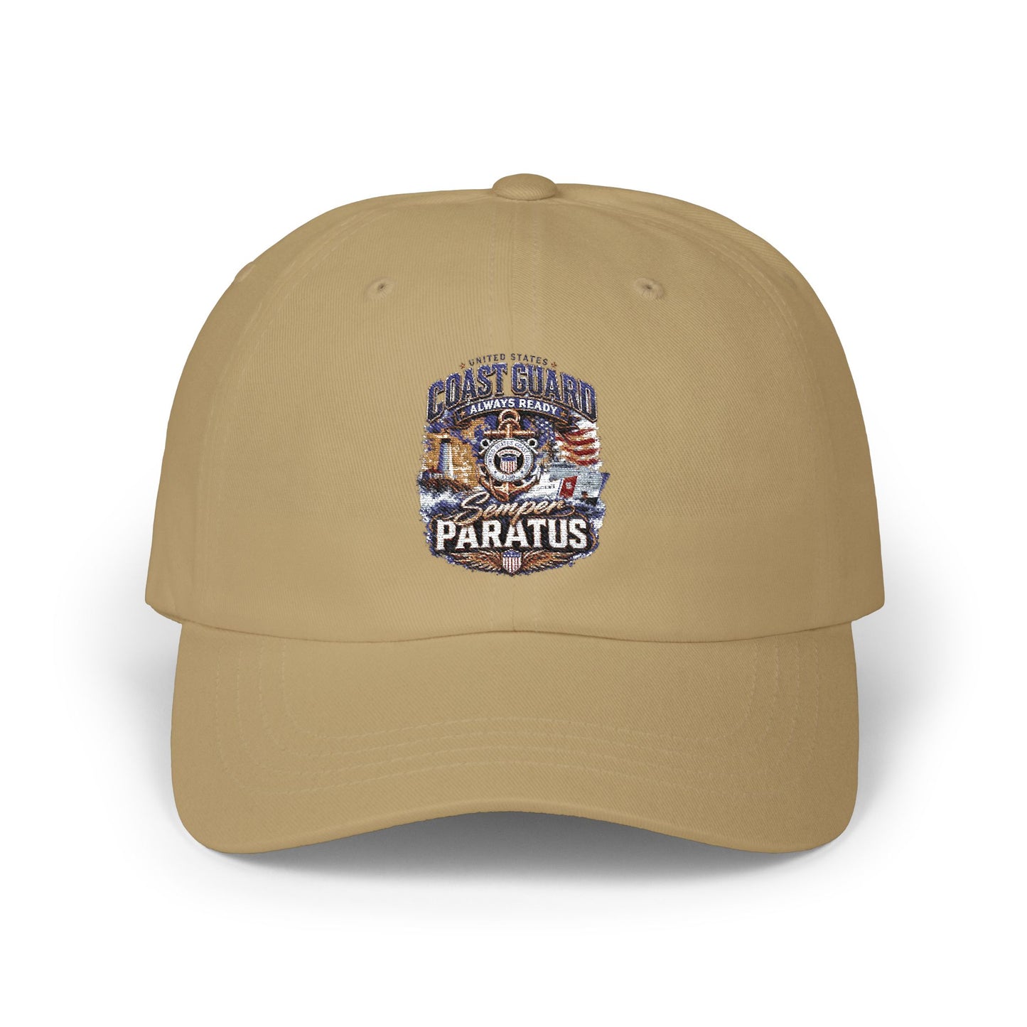 Coast Guard Paratus Embroidered Dad Cap