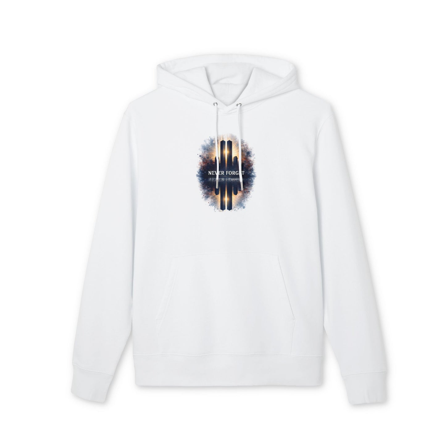 9/11 Memorial Hoodie — "Never Forget" Twin Towers Tribute