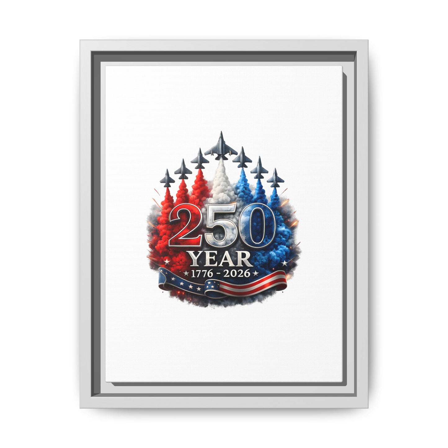 Matte Canvas, Framed (Multi-color)