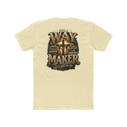 Waymaker T-Shirt — Christian Faith Graphic Tee with Cross and Inspirational Verse
