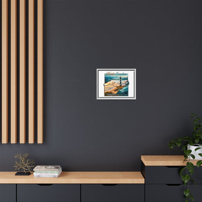 North Carolina Matte Canvas Wall Art — "From Mountains to Coast" Framed Print