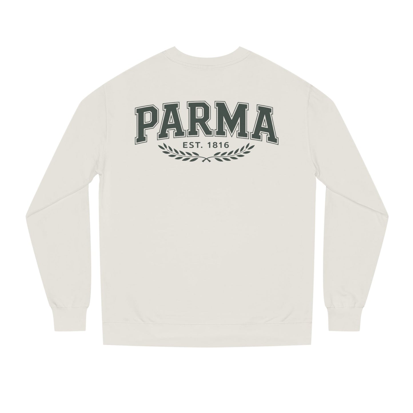 Parma Vintage Crewneck Sweatshirt — 'PARMA EST. 1816' Collegiate Pullover