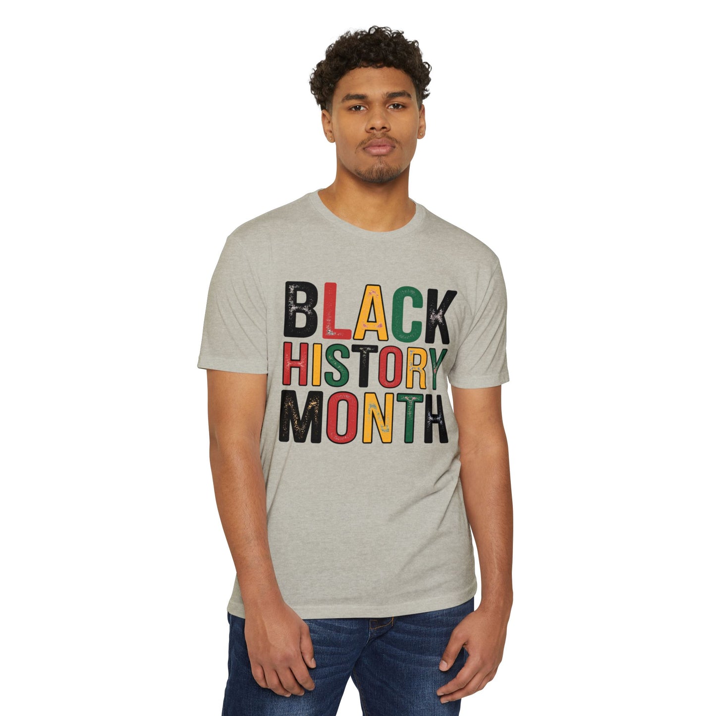 Black History Month T-Shirt — Bold Retro Pan-African Lettering