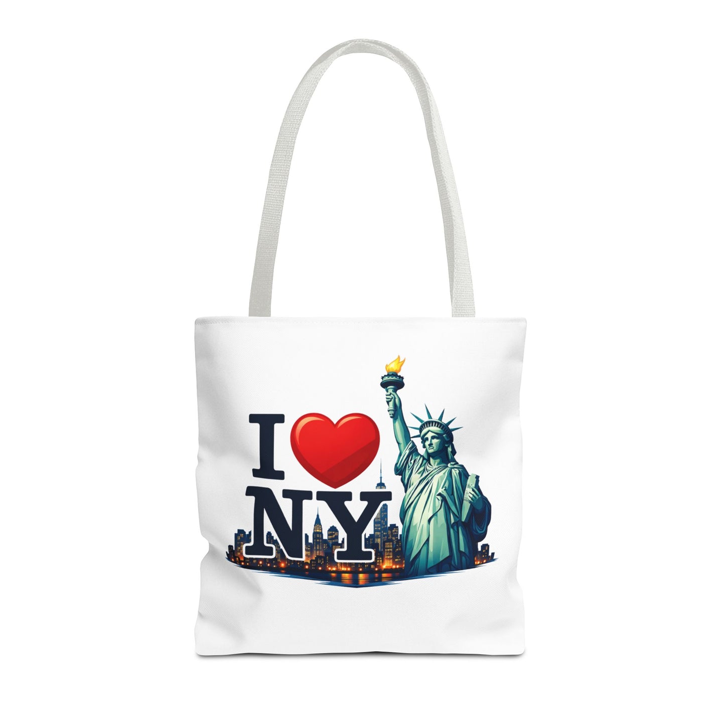 I  NY Statue of Liberty Tote Bag — New York City Souvenir Canvas Tote