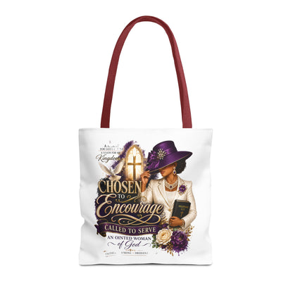 Christian Encourager Tote Bag — "Chosen to Encourage" Design