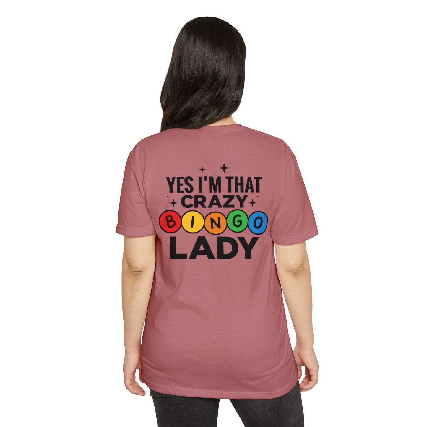 Bingo Lady T-Shirt — "Yes I'm That Crazy Bingo Lady" Funny Graphic Tee