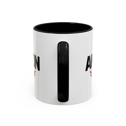 Akron Est. 1825 Accent Coffee Mug — Vintage City Pride Ceramic Mug