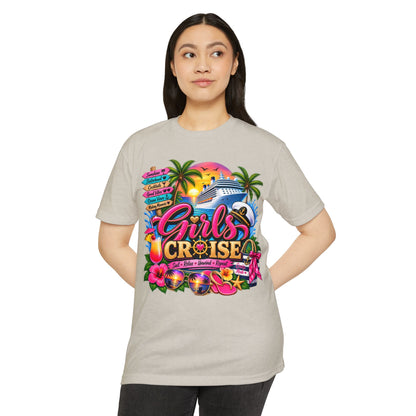 Girls Cruise T‑Shirt — Tropical Bachelorette & Vacation Tee