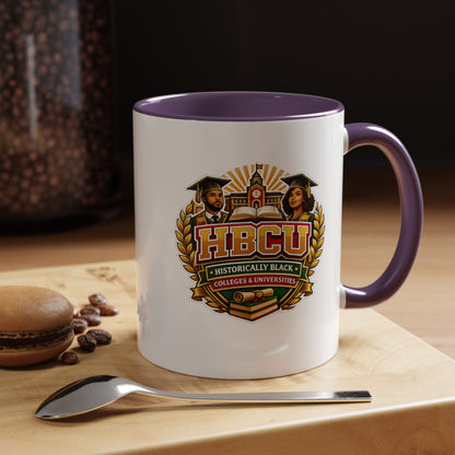 HBCU Pride Accent Coffee Mug — Historically Black Colleges & Universities Graduation Gift
