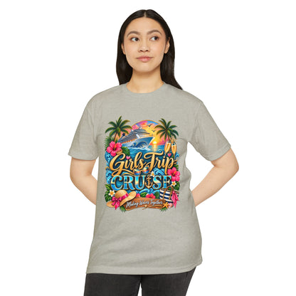 Girls Trip Cruise T-Shirt — Tropical Vacation Graphic Tee