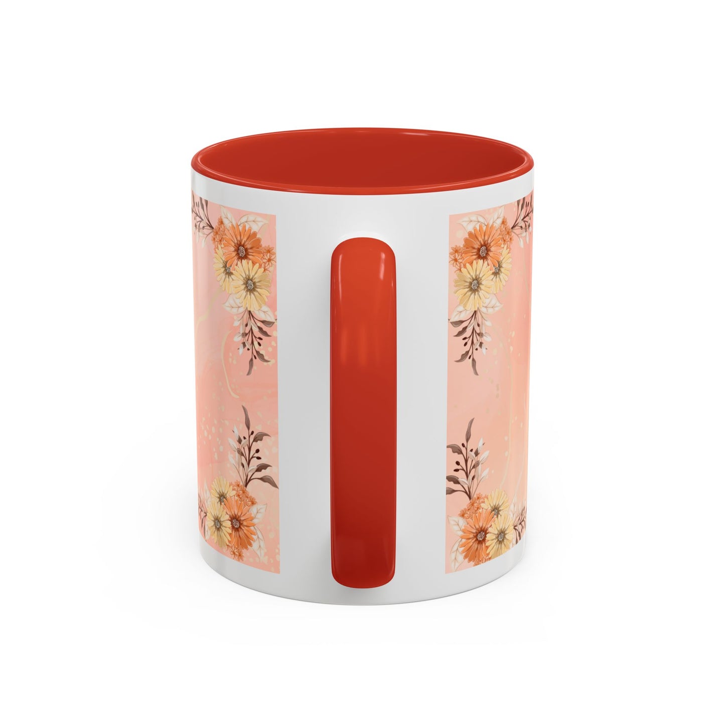 Mom Floral Accent Coffee Mug – Pink Butterfly Mother's Day Gift (11/15oz)