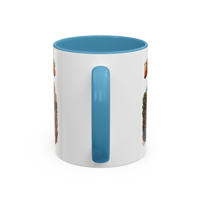 Dallas Skyline Accent Coffee Mug — Texas Souvenir Mug with Guitar & Cityscape