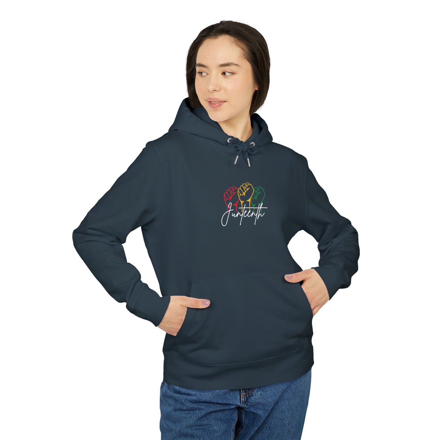 Juneteenth Hoodie – Pastel Fist Design