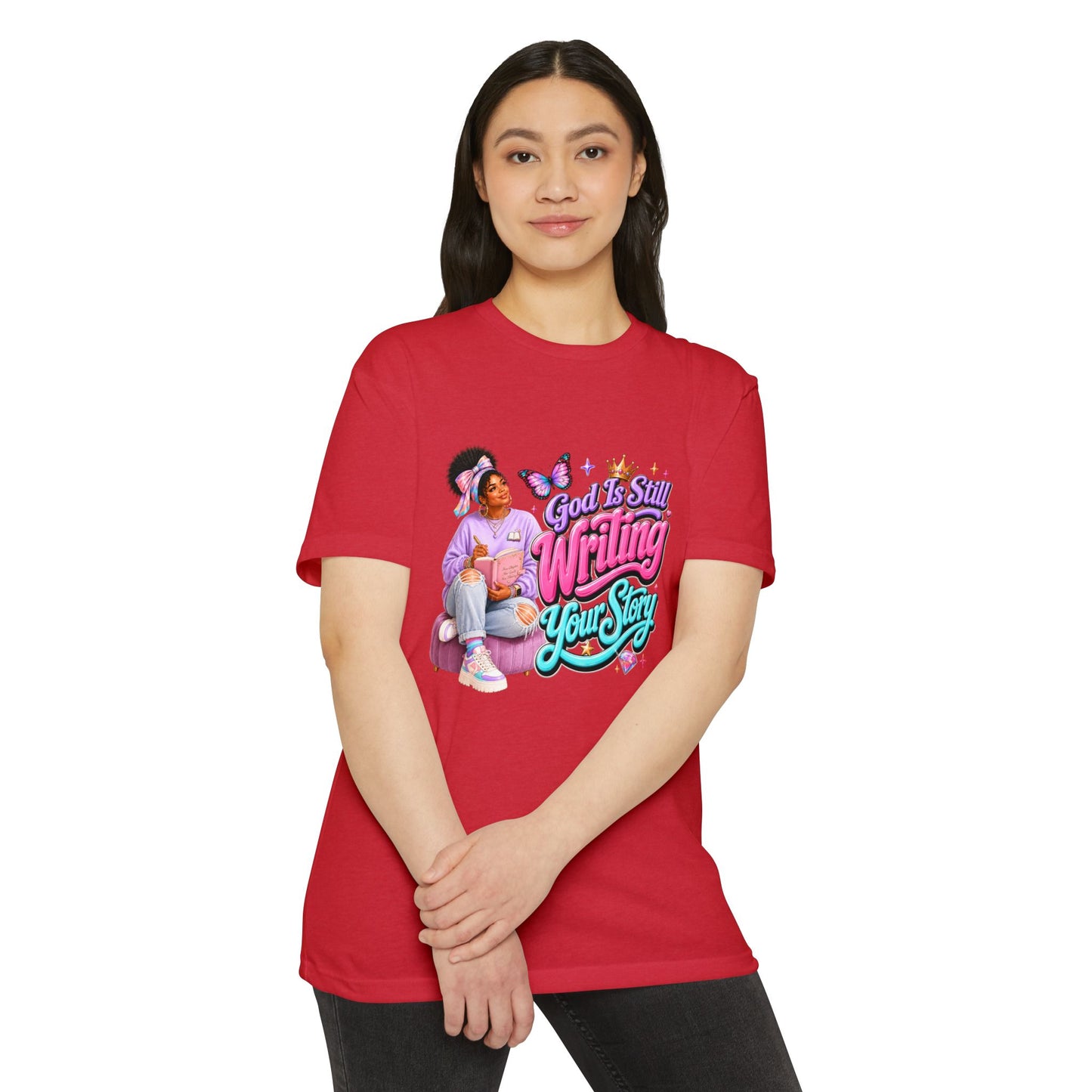 Inspirational T-Shirt — "God Is Still Writing Your Story" Inspirational Faith Graphic Tee