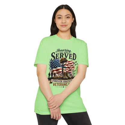 Veterans Day "Honoring All Who Served" T-Shirt
