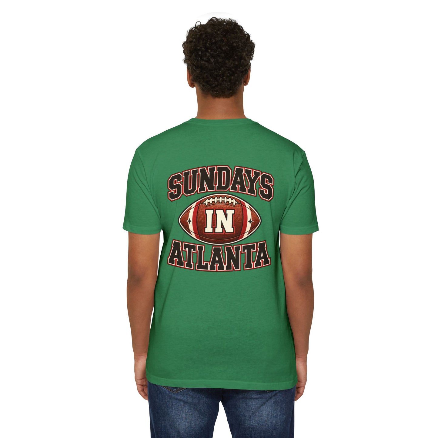 Sundays in Atlanta Football T-Shirt