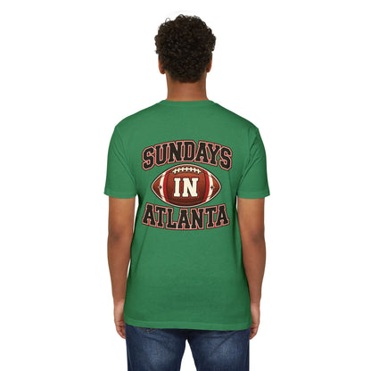 Sundays in Atlanta Football T-Shirt