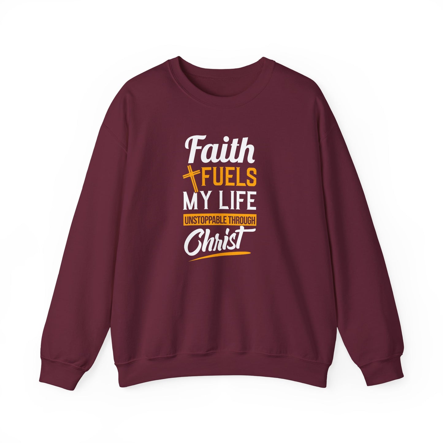 Faith Fuels My Life Christ Sweatshirt